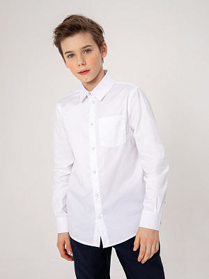 OJBCR01-00 Рубашка(белый) 116-170(116/122/128/134/140/146/152/158/164/170)