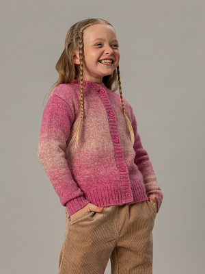 OJGCE04-CJ Кардиган(фуксия) 92-128(92/98/104/110/116/122/128)