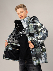 OJBCK20-64 Куртка зимняя(хаки) 134-170(134/140/146/152/158/164/170)