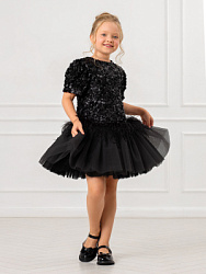 OKGCD11-99 Платье(черный) 116-152(116/122/128/134/140/146/152)