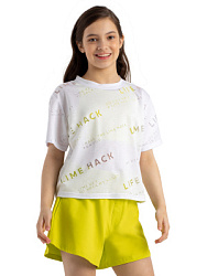 LJGCT07-00 Футболка с топом(белый) 134-164(134/140/146/152/158/164)