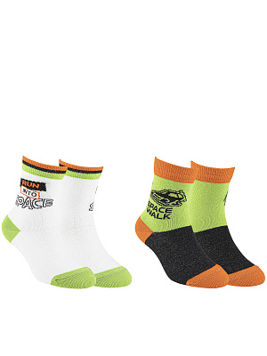 LKBAS01-WU Носки 20-31 (20-22/23-25/26-28/29-31) белый/черный