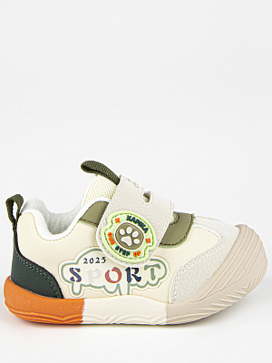 10249-2 Полуботинки (бежевый-зелёный) 19-22 (5 пар)