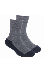 FWUAS02-3A Носки шерстяные 20-34 () серый